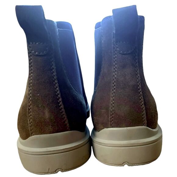 Easy Spirit Embrook Men’s brown leather size 10.5 Chelsea ankle boots. NWOB - Picture 3 of 5